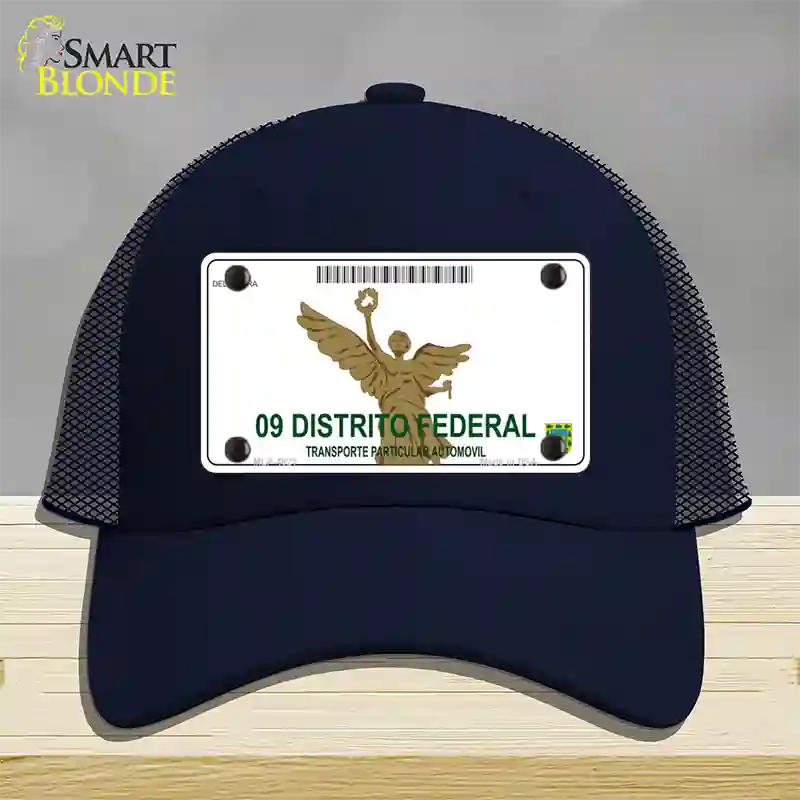 Distrito Federal Mexico Blank Novelty License Plate Hat Mesh / Navy