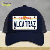 Alcatraz California Novelty License Plate Hat Mesh / Navy