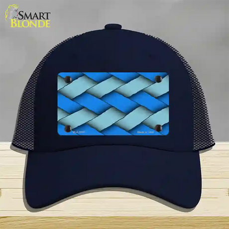 Weave Blue Novelty License Plate Hat Mesh / Navy