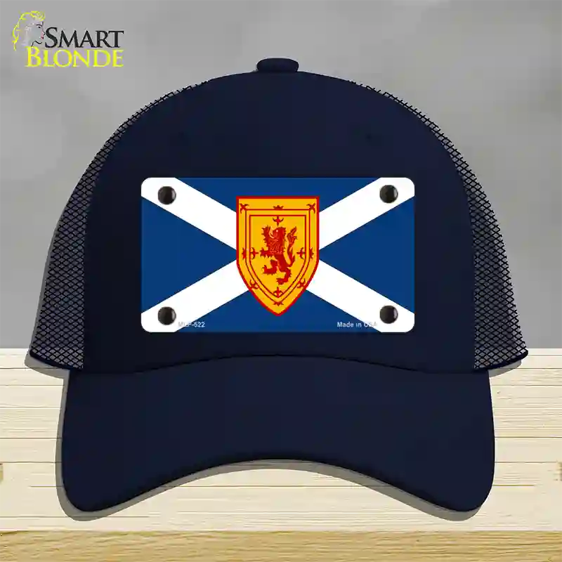 Scotland St Andrews Flag Novelty License Plate Hat Mesh / Navy