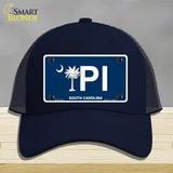 PI South Carolina Novelty License Plate Hat Mesh / Navy