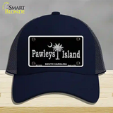 Pawleys Island Black Novelty License Plate Hat Mesh / Navy