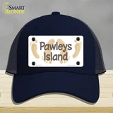 Pawleys Island Foots Novelty License Plate Hat Mesh / Navy