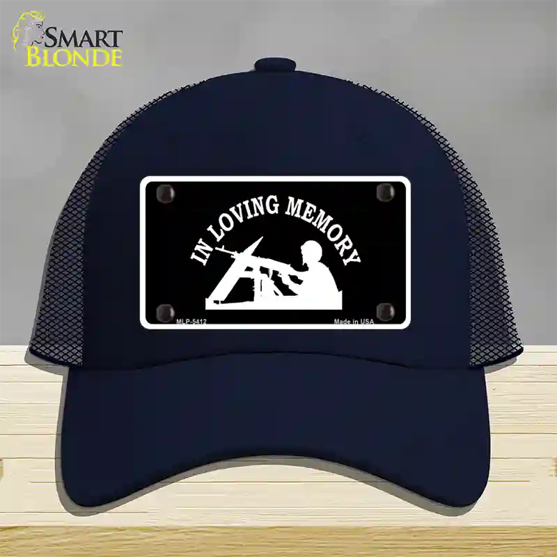 In Loving Memory Lookout Novelty License Plate Hat Mesh / Navy