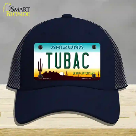 Tubac Arizona Novelty License Plate Hat Mesh / Navy