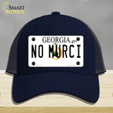 No Murci Georgia Novelty License Plate Hat Mesh / Navy