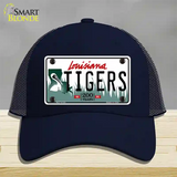 Tigers Louisiana Novelty License Plate Hat Mesh / Navy