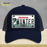 Hunter Louisiana Novelty License Plate Hat Mesh / Navy