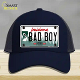 Bad Boy Louisiana Novelty License Plate Hat Mesh / Navy