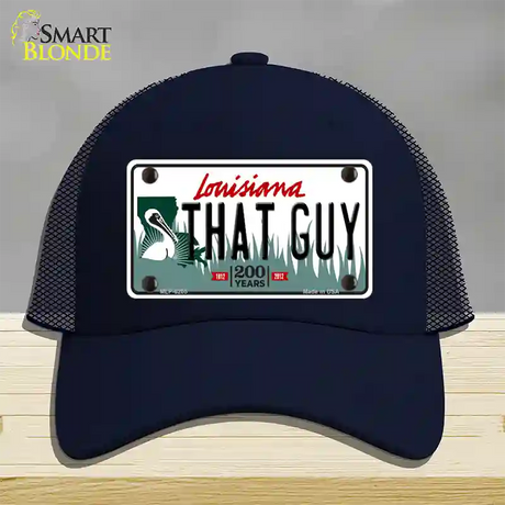 That Guy Louisiana Novelty License Plate Hat Mesh / Navy