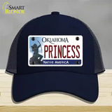 Princess Oklahoma Novelty License Plate Hat Mesh / Navy