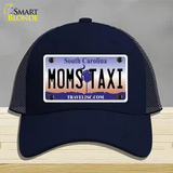 Moms Taxi South Carolina Novelty License Plate Hat Mesh / Navy