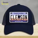 Clemson South Carolina Novelty License Plate Hat Mesh / Navy