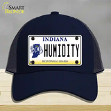 Humidity Indiana Novelty License Plate Hat Mesh / Navy