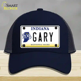 Gary Indiana Novelty License Plate Hat Mesh / Navy