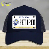 Retired Indiana Novelty License Plate Hat Mesh / Navy