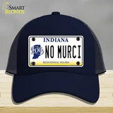 No Murci Indiana Novelty License Plate Hat Mesh / Navy