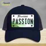 Passion Tennessee Novelty License Plate Hat Mesh / Navy