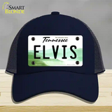 Elvis Tennessee Novelty License Plate Hat Mesh / Navy