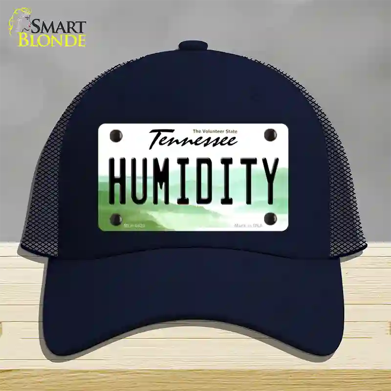 Humidity Tennessee Novelty License Plate Hat Mesh / Navy