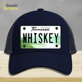 Whiskey Tennessee Novelty License Plate Hat Mesh / Navy