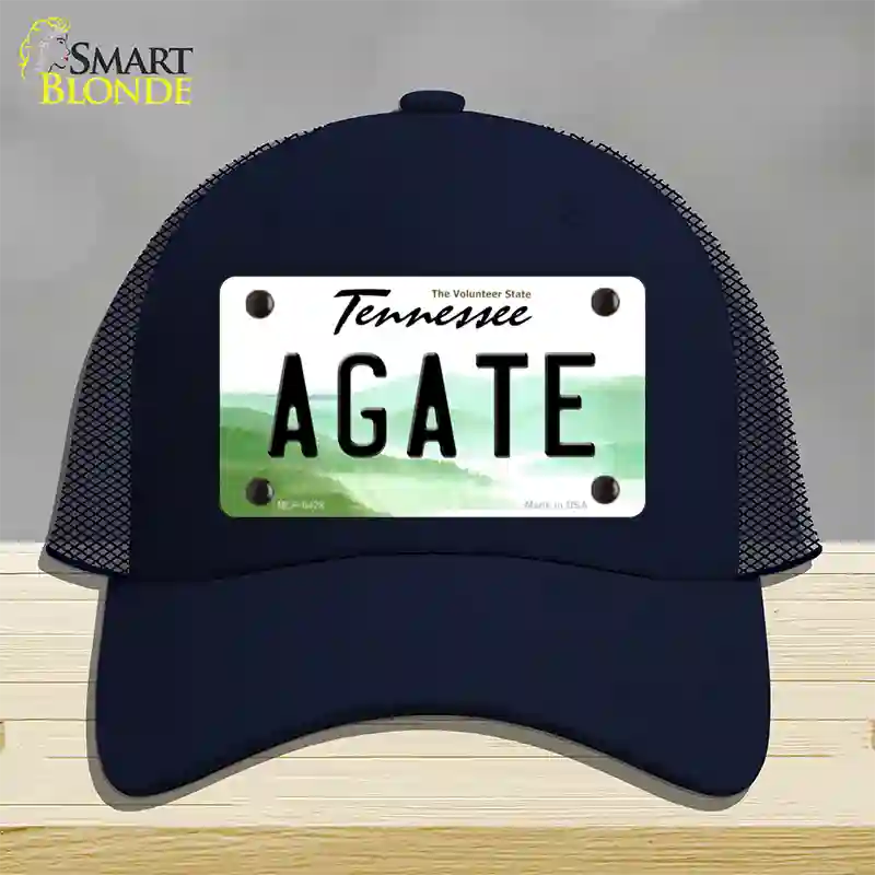 Agate Tennessee Novelty License Plate Hat Mesh / Navy