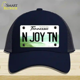 N Joy Tennessee Novelty License Plate Hat Mesh / Navy