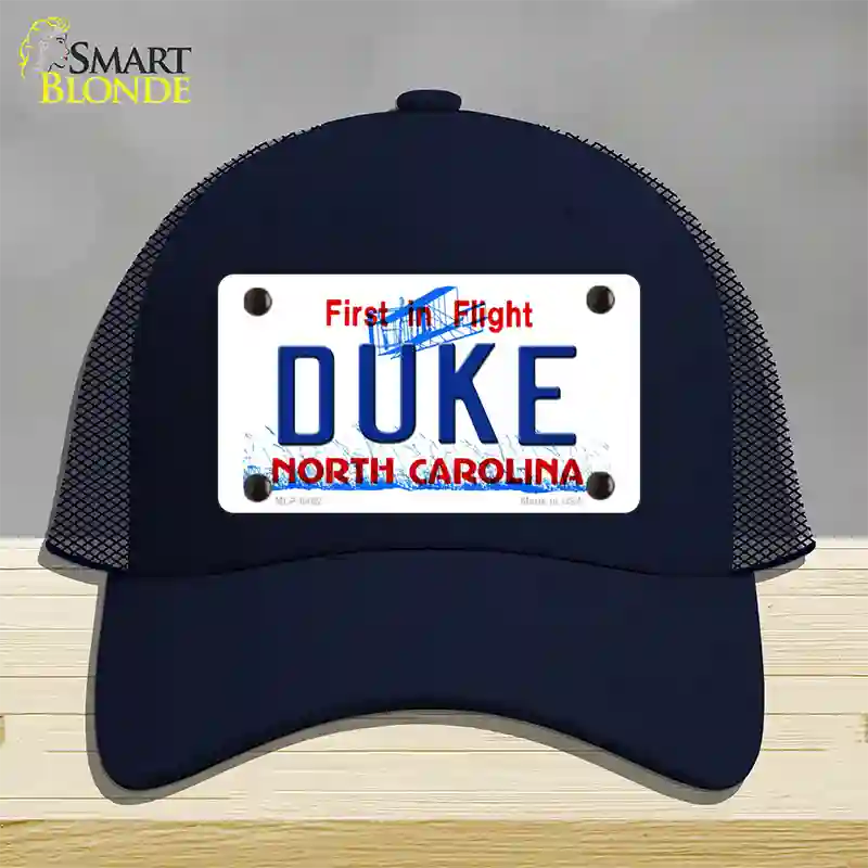 Duke North Carolina Novelty License Plate Hat Mesh / Navy