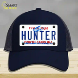 Hunter North Carolina Novelty License Plate Hat Mesh / Navy