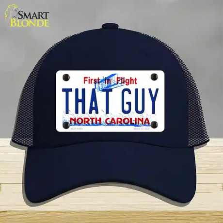 That Guy North Carolina Novelty License Plate Hat Mesh / Navy