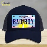 Bad Boy Mississippi Novelty License Plate Hat Mesh / Navy