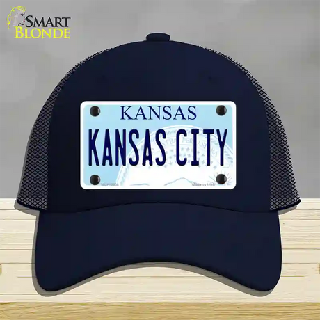 Kansas City Novelty License Plate Hat Mesh / Navy