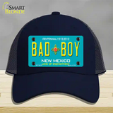 Bad Boy New Mexico Novelty License Plate Hat Mesh / Navy