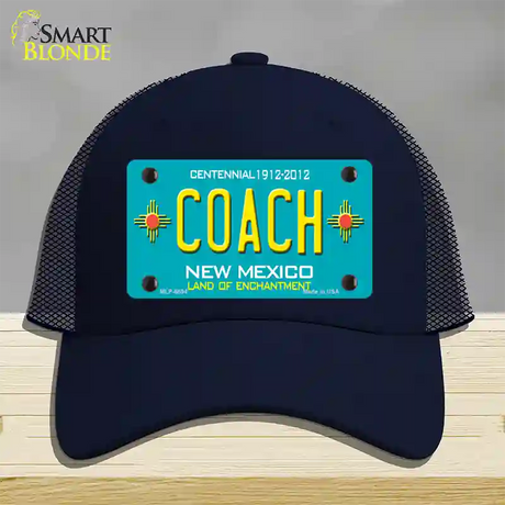 Coach New Mexico Novelty License Plate Hat Mesh / Navy