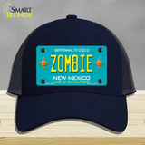 Zombie New Mexico Novelty License Plate Hat Mesh / Navy