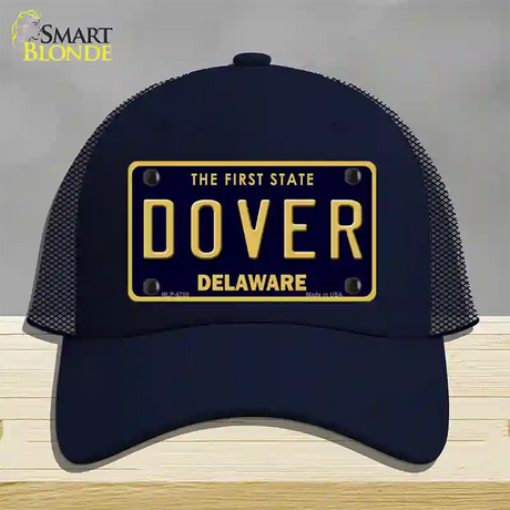 Delaware Novelty License Plate Hat Mesh / Navy