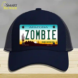 Zombie Arizona Novelty License Plate Hat Mesh / Navy