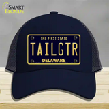 Tailgtr Delaware Novelty License Plate Hat Mesh / Navy