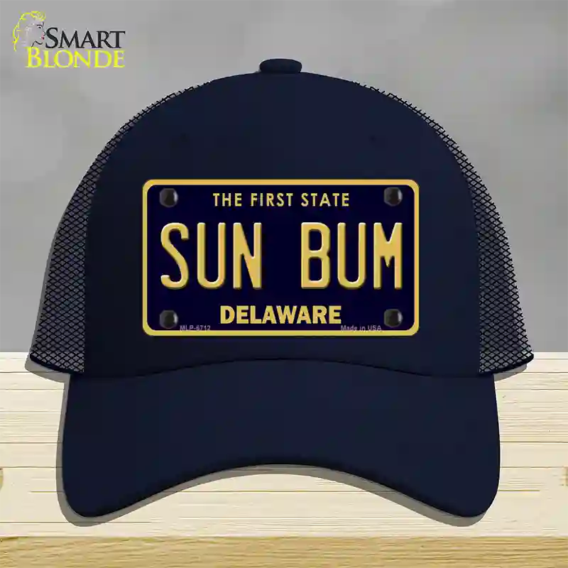 Sun Bum Delaware Novelty License Plate Hat Mesh / Navy