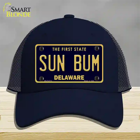 Sun Bum Delaware Novelty License Plate Hat Mesh / Navy