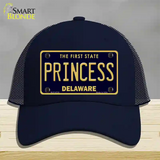 Princess Delaware Novelty License Plate Hat Mesh / Navy