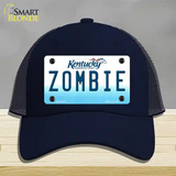 Zombie Kentucky Novelty License Plate Hat Mesh / Navy