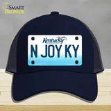 N Joy Kentucky Novelty License Plate Hat Mesh / Navy