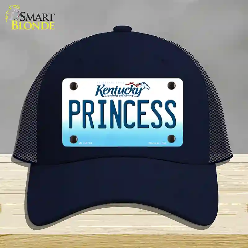 Princess Kentucky Novelty License Plate Hat Mesh / Navy