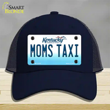 Moms Taxi Kentucky Novelty License Plate Hat Mesh / Navy