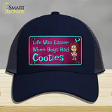 When Boys Had Cooties Novelty License Plate Hat Mesh / Navy