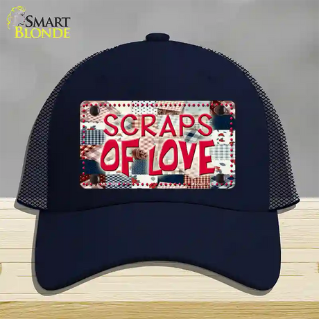 Scraps Of Love Novelty License Plate Hat Mesh / Navy