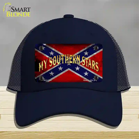 My Southern Stars Novelty License Plate Hat Mesh / Navy