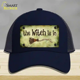 The Witch Is In Novelty License Plate Hat Mesh / Navy