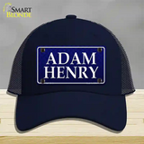 Adam Henry Novelty License Plate Hat Mesh / Navy